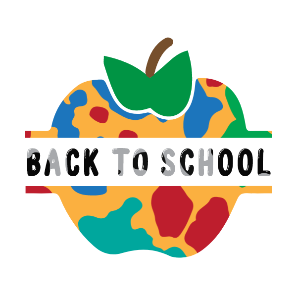 Back To School Apple Graphic Design