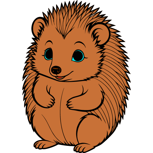 Hedgehog 2c | Free SVG