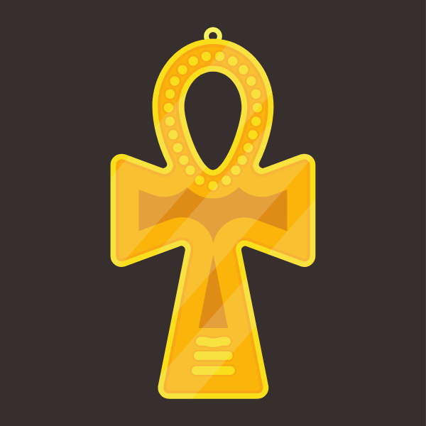 Golden symbol of life