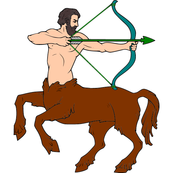 Centaur in battle with pursuers