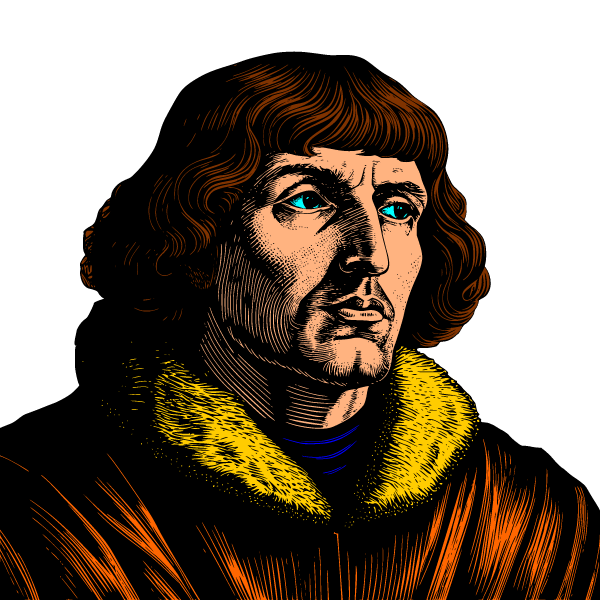 Nicolaus Copernicus, scientist | Free SVG