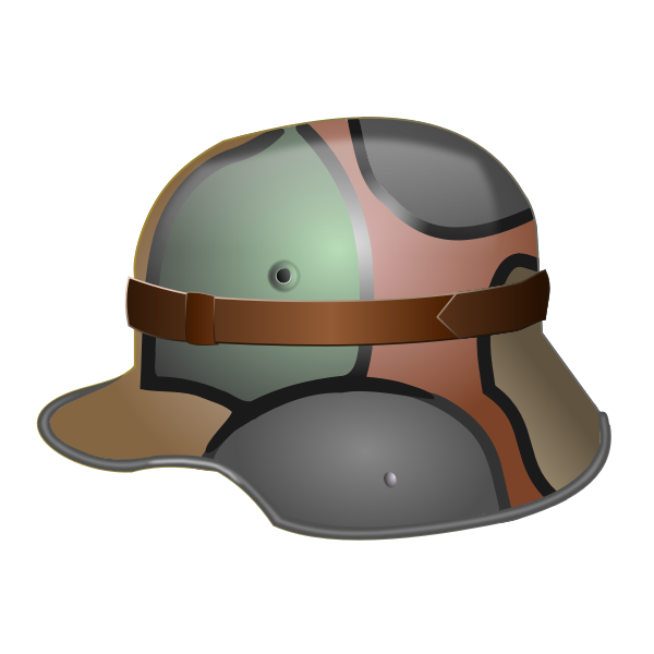 M1916 German helmet vector image