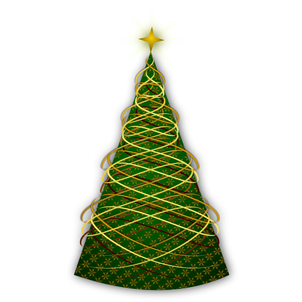 Clip art of celebration tree