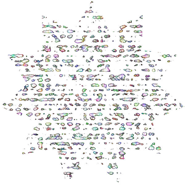 Fragmented particles
