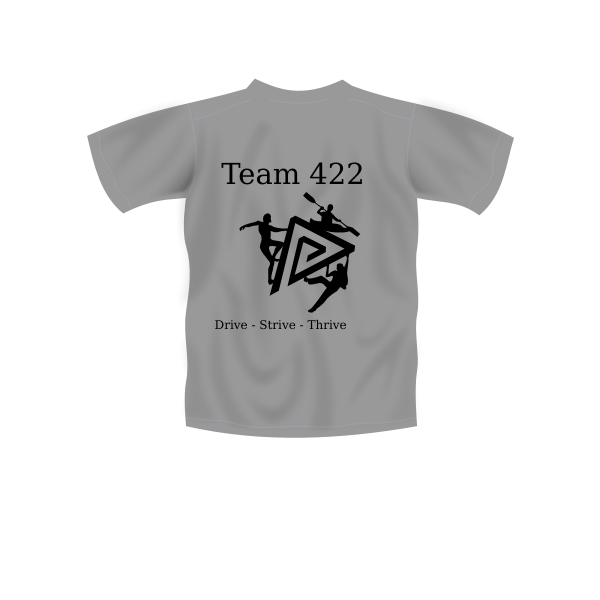 Team logo on T-shirt