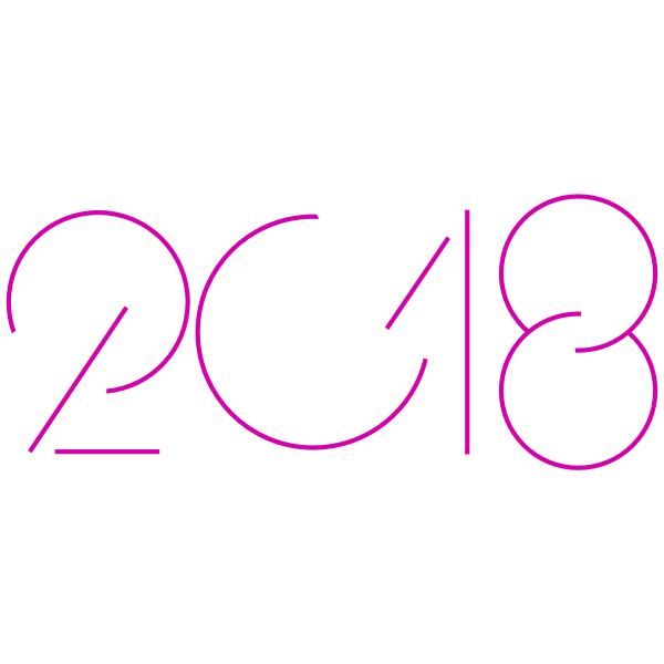 2018 logo design concept