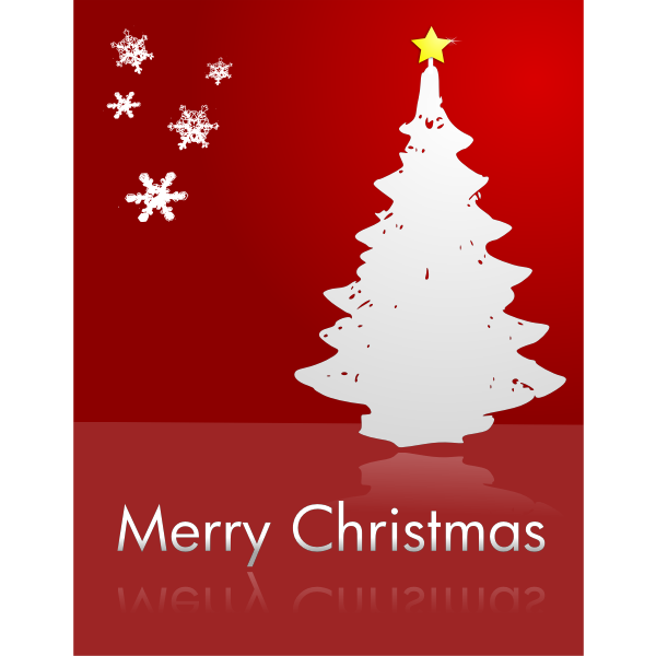 Download Merry Christmas In Red Color Vector Clip Art Free Svg