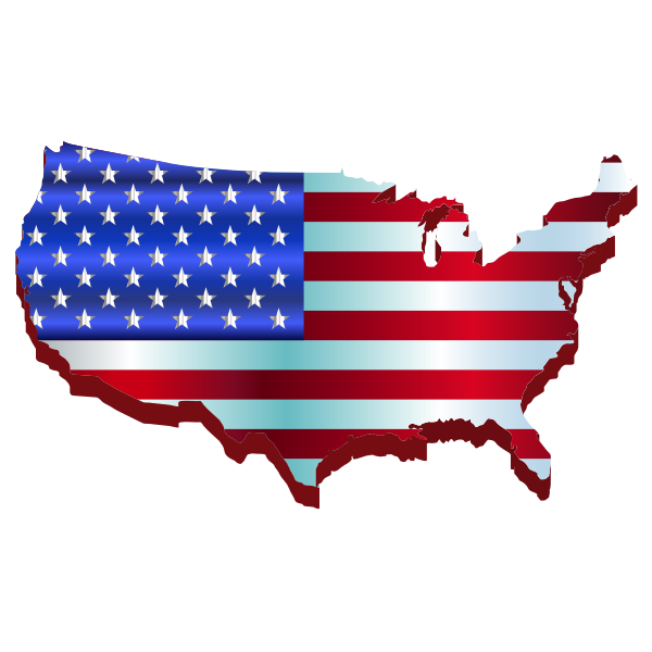 Download 3d America S Map Free Svg