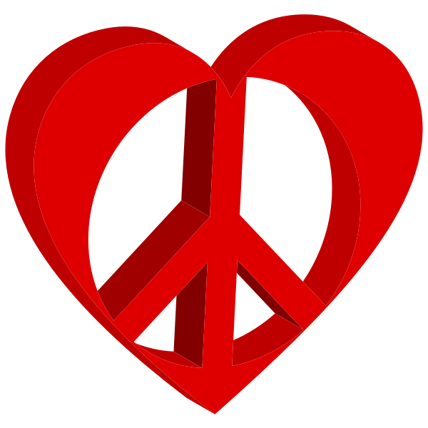 3D Peace Heart Mark II