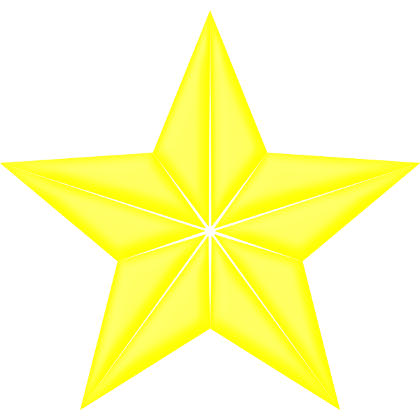 Golden star | Free SVG