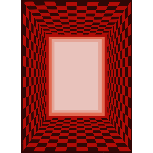 Red checked Frame