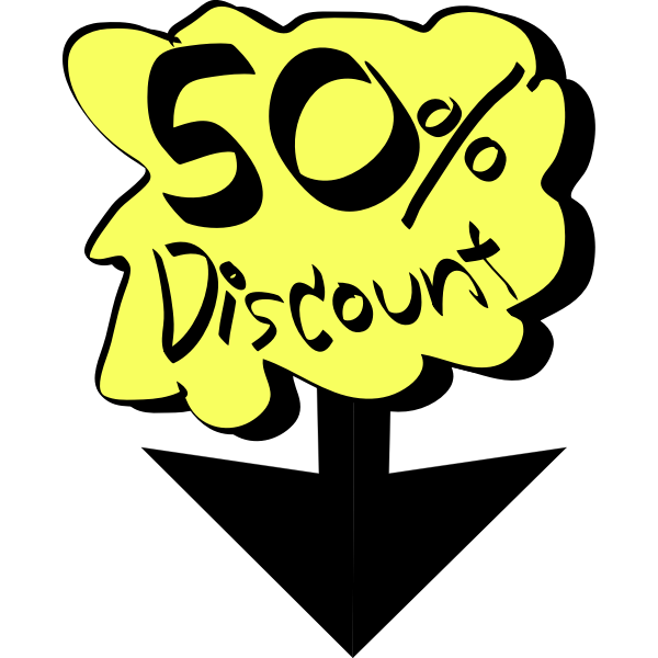 50% off