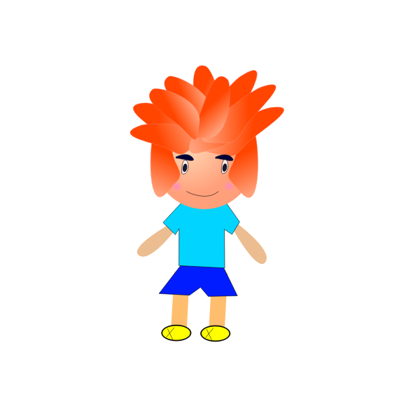 Red-haired man vector image