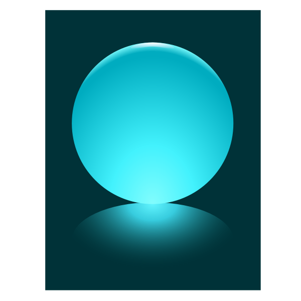 6 Cyan Sphere