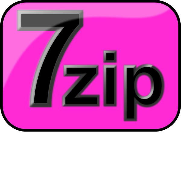 7zip Glossy Extrude Magenta