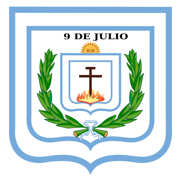 Escudo de la Municipalidad de 9 de Julio