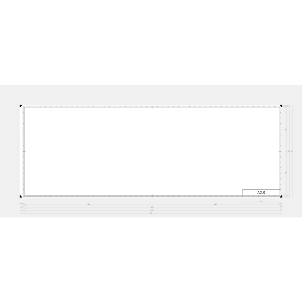 DIN A2.0 page template vector drawing