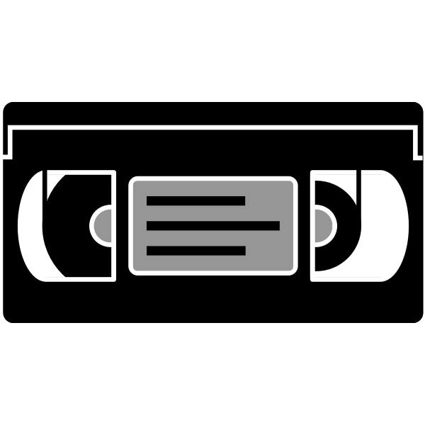VHS Tape SVG