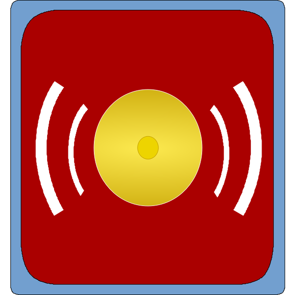 Alarm symbol vector illustration