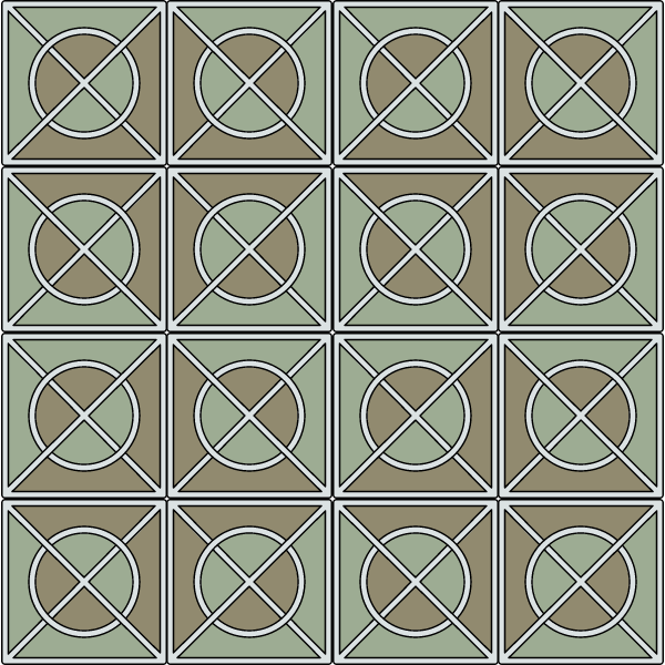 A set of tiles that can be used in the kitchen or bathroom