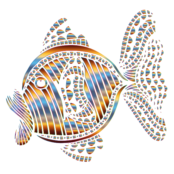 Abstract Colorful Fish 10