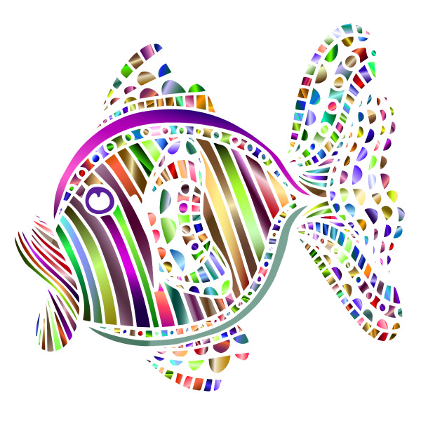 Abstract Colorful Fish 3