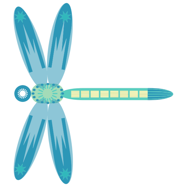 Download Abstract Dragonfly Free Svg