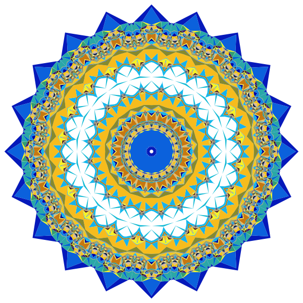 Abstract Geometric Mandala