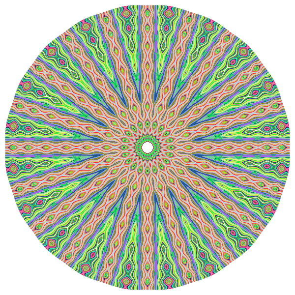 Abstract Pastel Mandala 2