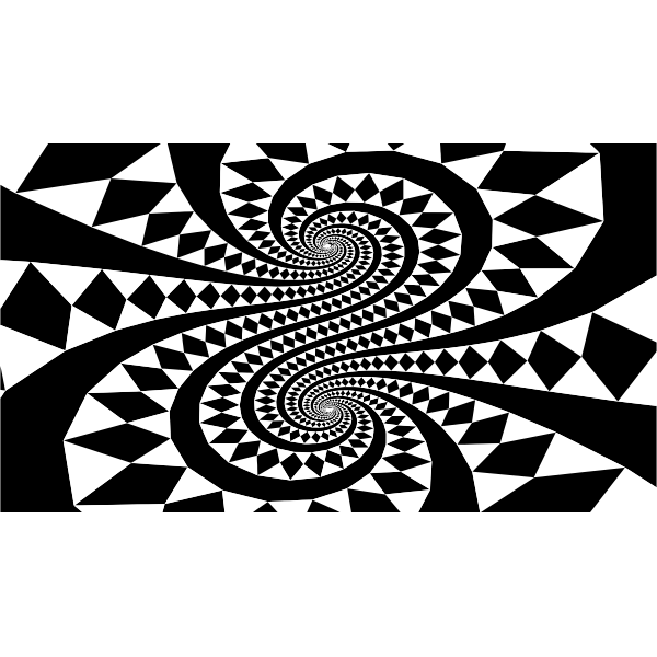 Abstract retro checkered design