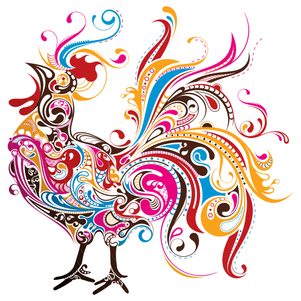 Abstract Rooster | Free SVG