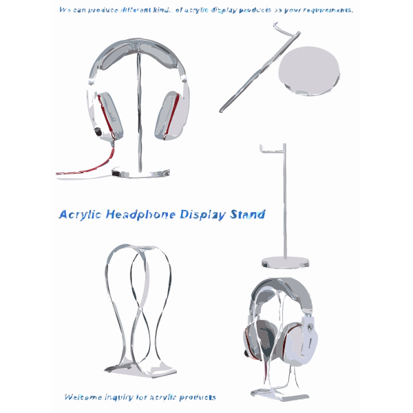 Acrylic Headphone Stand