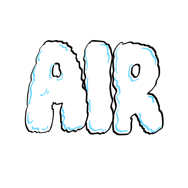 Air typography