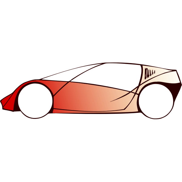 Sports car vector image