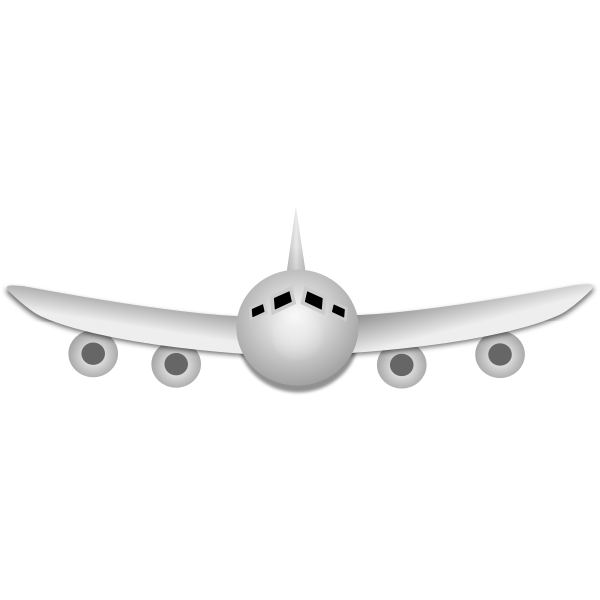 Airplane cartoon vector