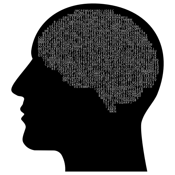 Alphabet in man's brain