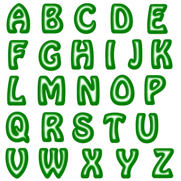 Alphabet16Green