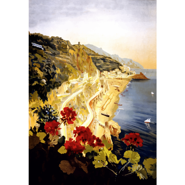 Amalfi's postcard