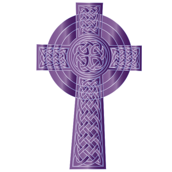 Amethyst Celtic Cross