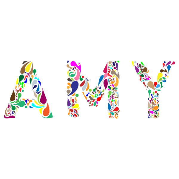 Amy Typography | Free SVG