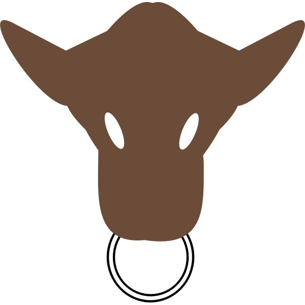 Angelo Gemmi bull head silhouette