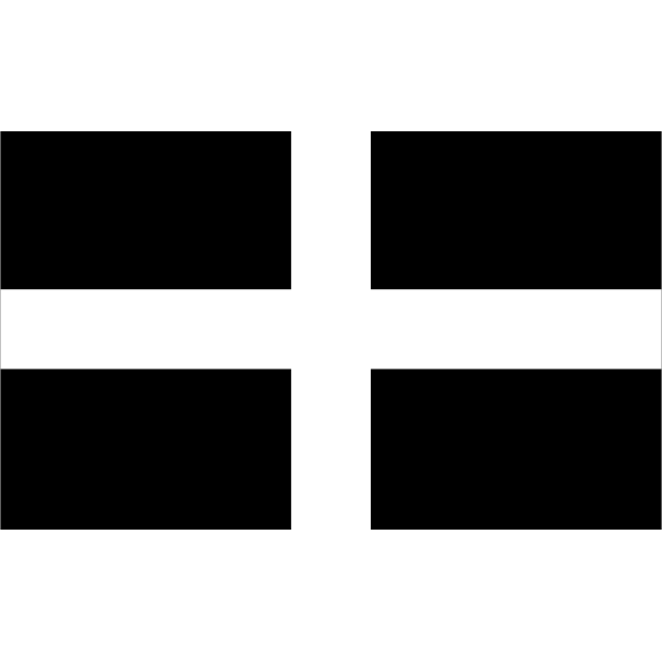 Anonymous Flag of UK Kernow Cornwall