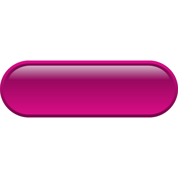 Pill shaped violet button vector clip art