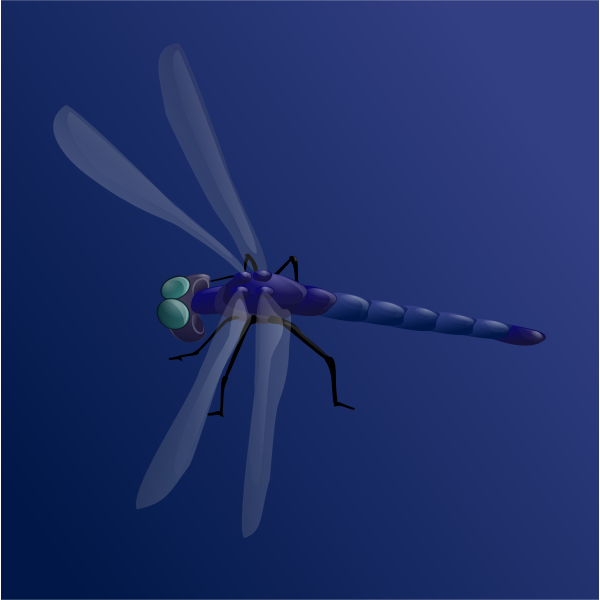 Download Blue Dragonfly Free Svg