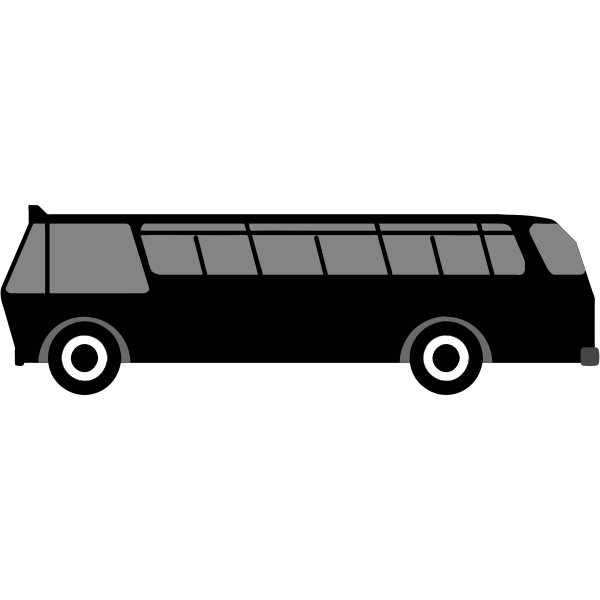 Side view of public transport vehicle image