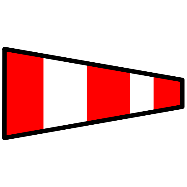signal flag answering pennant