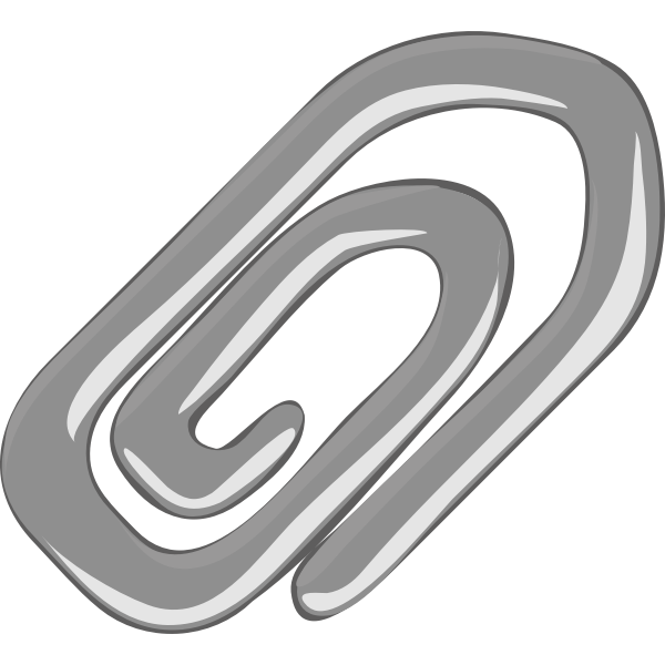 Vector image of paper clip