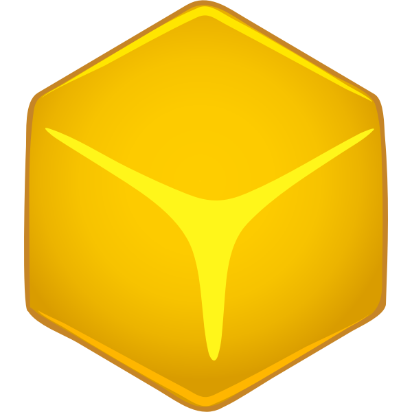 Vector image of cube