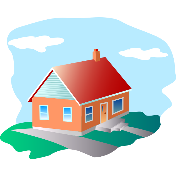 Vector image of house
