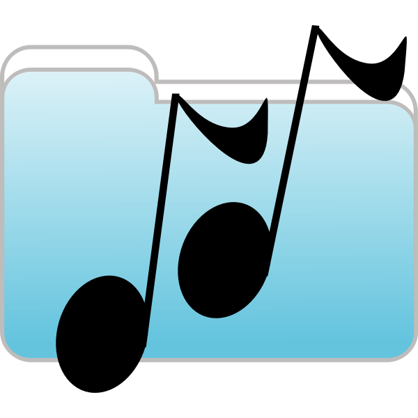 Vector illustration of funny music notes | Free SVG